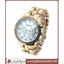Rosegold Classic Alloy Waterproof Watch for Gift